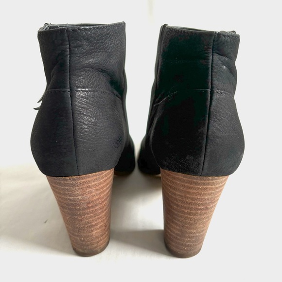 Cole Haan Grand OS Davenport Nubuck Zip Leather Ankle Boots Black Size 7B - Picture 12 of 17